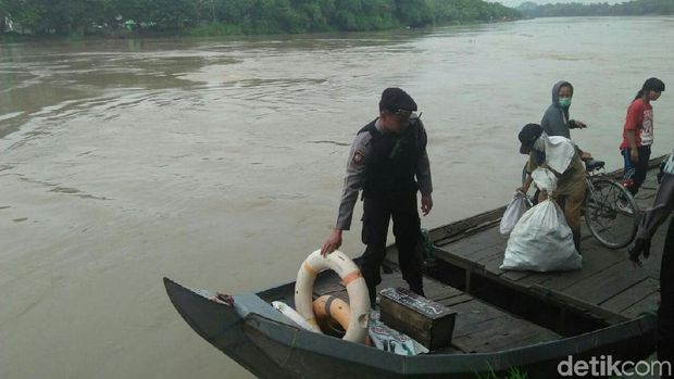Polres Bojonegoro Siaga Banjir Luapan Bengawan Solo
