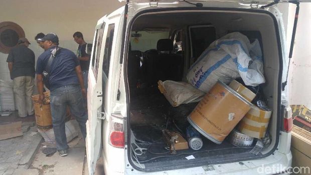 Barang bukti yang diamankan BNN