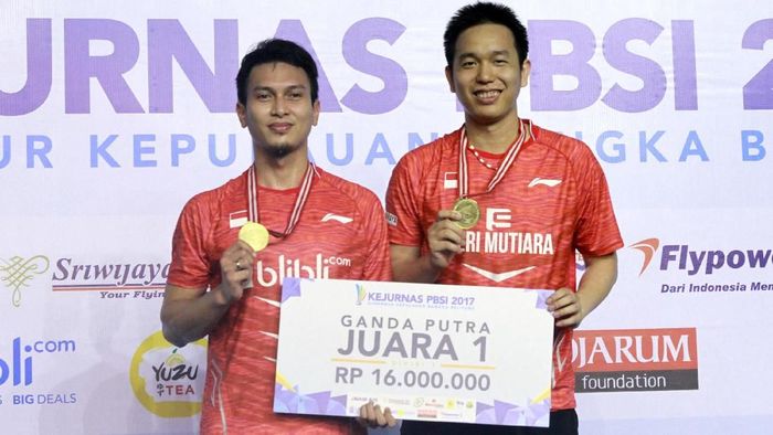 Dua Kata Untuk Hendra Ahsan Usai Juara Kejurnas Di Bangka Belitung