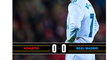 Madrid tidak mampu meraih kemenangan dalam 3 laga away terakhirnya. Foto: istimewa