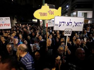 Foto: Demo Warga Israel Atas Dugaan Korupsi PM Netanyahu