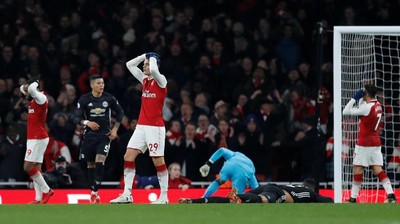 Rentetan Kemenangan Kandang Arsenal Dihentikan MU