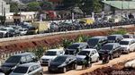 Foto: Macet di Proyek Tol Kalimalang, Jalur Neraka Menuju Jakarta