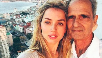 Bersama sang ayah tercinta. Pada umur 18 tahun, Ana pindah ke Spanyol dan sukses membintangi beberapa serial televisi di sana. Foto: Instagram