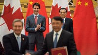 Setelah bertemu presiden, Trudeau akan bertolak ke Guangzhou untuk satu agenda lain (Foto: Dok. REUTERS/Fred Dufour/Pool)