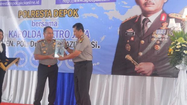 Peluncuran Sistem Informasi Penyidikan (SIP) online di Polresta Depok