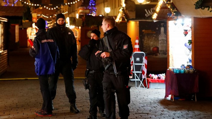 Benda Mencurigakan di Pasar Natal Jerman Punya Potensi Meledak