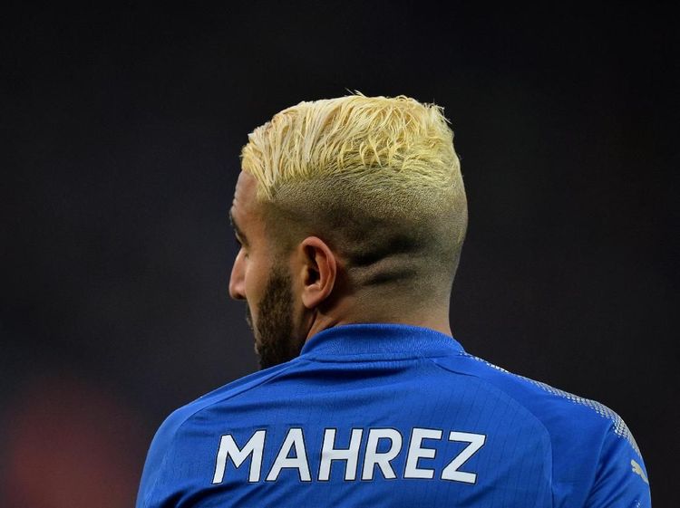 Foto: Riyad Mahrez Blonde, Mirip Ryan Gosling atau Eminem?