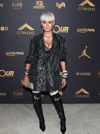 Agnez Mo saat datang ke pesta ultah DJ Khaled.