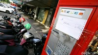 Begini penampakan mesin parkir elektronik peninggalan Ahok yang kini terbengkalai.