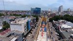 LRT Jakarta Dikebut: Rel Sudah Mulai Dipasang