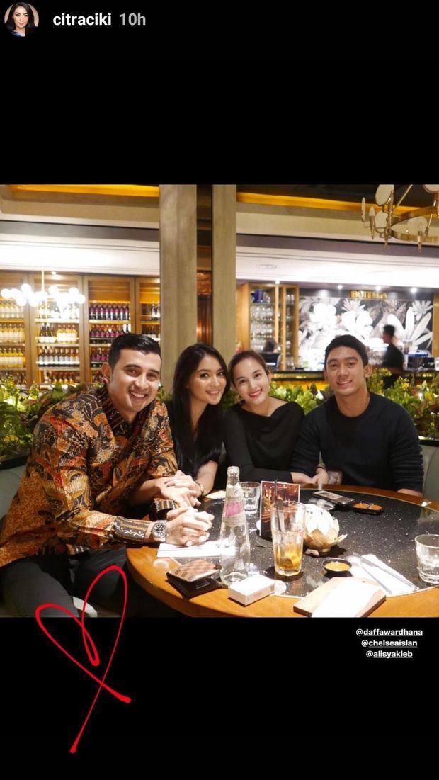 Cie... Citra Kirana dan Chelsea Islan Double Date Nih