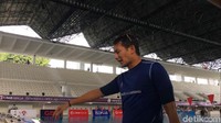 Sandiaga ingin mengecek kesiapan lintasan yang akan digunakan untuk test event akuatik menuju Asian Games 2018 yang digelar pada tanggal 5-12 Desember.