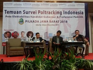 Simulasi Survei Poltracking: Kang Emil-Daniel 37%, Deddy-Syaikhu 24,3%