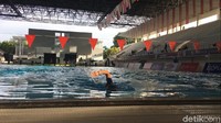 Usai menjajal kolam renang, Sandiaga yakin perenang pemegang rekor dunia bisa memecahkan rekor dunia di kolam akuatik tersebut.