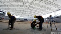 Renovasi tempat yang akan digunakan untuk ajang Asian Games 2018 ini merupakan proyek dari PT Jakarta Propertindo (Jakpro).