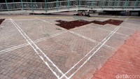 Penampakan terkini Taman 12 Mei Reformasi pada Selasa (5/12/2017).