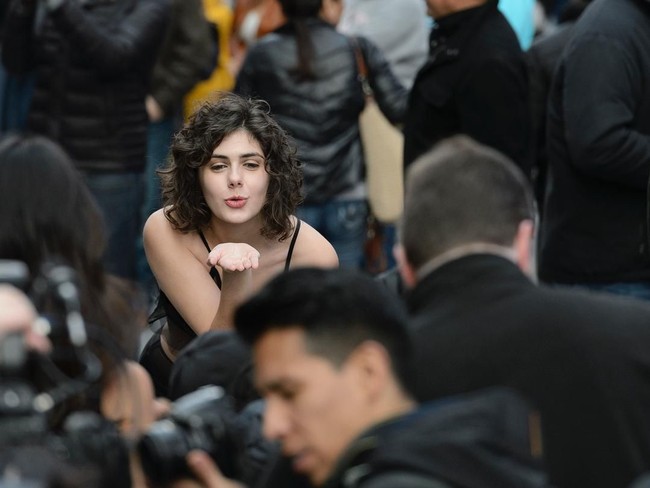 Namun Khrystyana mengungkapkan tak ada niat untuk menyindir para angel Victorias Secret. Foto: Instagram