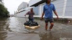 Banjir Rob Rendam Muara Baru Jakarta Utara