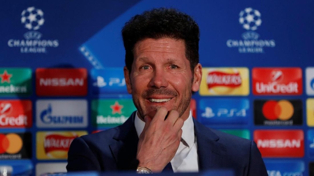 Pelatih Atletico Madrid Diego Simeone (Paul Childs/Action Images via Reuters)