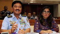 Nama KSAU Marsekal Hadi Tjahjanto disetujui Komisi I DPR menjadi Panglima TNI yang baru. Hadi menyampaikan rasa syukurnya.