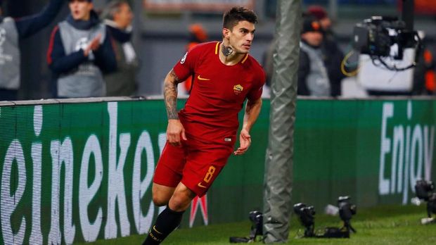 Gelandang AS Roma Diego Perotti turut disertakan pelatih Argentina, Jorge Sampaoli, untuk uji coba lawan timnas Italia. (