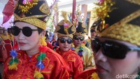Tarian tersebut sengaja ditampilkan untuk memeriahkan acara tersebut.