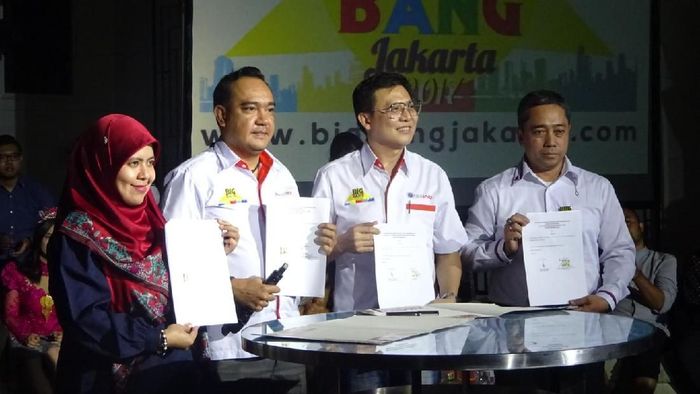 Konferensi pers BigBang Jakarta 2017/Foto: Raras Prawitaningrum/detikcom Konferensi pers BigBang Jakarta 2017/Foto: Raras Prawitaningrum/detikcom