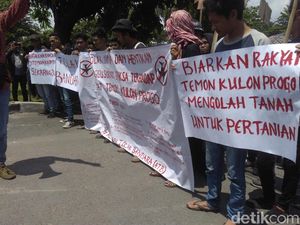 Buntut Penangkapan Aktivis Kulon Progo, Kantor PT AP I Yogya Didemo