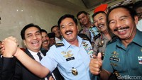 Marsekal Hadi menjalani fit and proper test pagi tadi. Awalnya tes digelar terbuka, kemudian ditutup saat tanya-jawab.