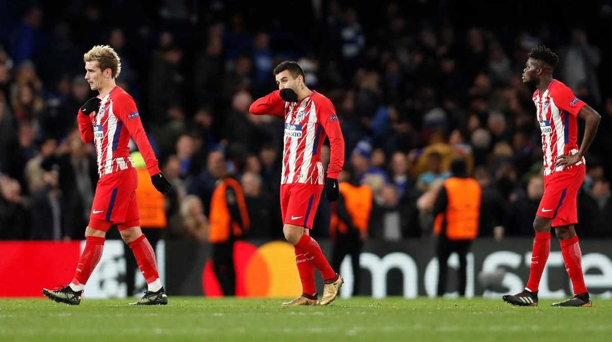 Atletico Madrid gagal lolos dari fase grup Liga Champions (Paul Childs/Action Images via Reuters)