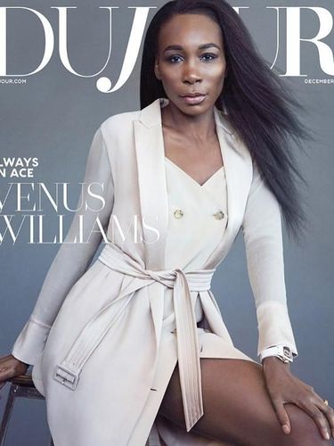 Venus Williams di sampul majalah DuJour.