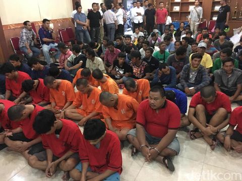 55 preman dijaring di beberapa lokasi di Jakpus