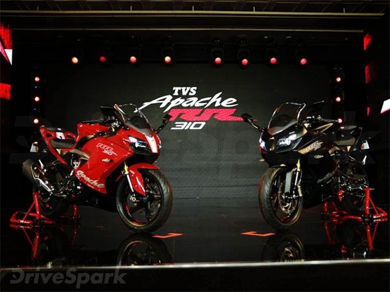 TVS Apache RR 310, Motor Hasil Perkawinan TVS dan BMW. Foto: Dok. Drivespark TVS Apache RR 310, Motor Hasil Perkawinan TVS dan BMW. Foto: Dok. Drivespark