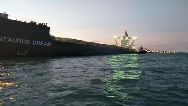 Kapal Kargo Berbendera Jepang Kandas di Perairan Cilegon