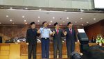 Senyum Marsekal Hadi dan Pimpinan DPR usai Pengesahan Panglima TNI