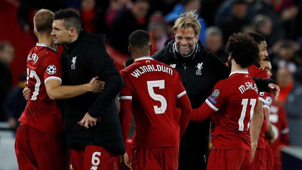 Liverpool saat menang 7-0 atas Spartak Moskow (Foto: Phil Noble/ REUTERS)