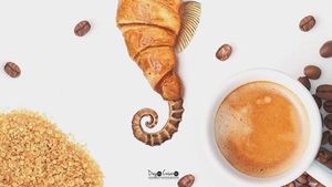 Keren! Seniman Ini Bikin Gambar Unik dengan Makanan