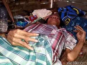 Sudah 50 Tahun Derita Lumpuh, Kasnadi di Rembang Hidup Sebatang Kara