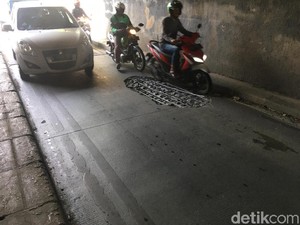Awas! Ada Lubang di Terowongan Manggarai, Lalin Macet