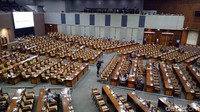Paripurna sempat dibuka dengan interupsi dari F-PPP, F-PDIP, F-PKS, dan F-NasDem yang mengkritik keputusan Donald Trump mengakui Yerusalem jadi ibu kota Israel. (Foto: Gibran Maulana Ibrahim/detikcom)