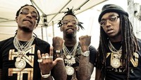 Trio hiphop asal Amerika Serikat, Migos, juga masuk nominasi lewat lagu Bad and Bourjee. Foto: Ist
