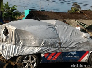 Mobil Patwal Polisi Tabrak Warung dan Rumah di Boyolali