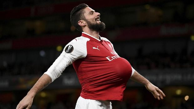 Jika Aubameyang resmi ke Arsenal, Olivier Giroud dikabarkan akan pergi dari Emirates.