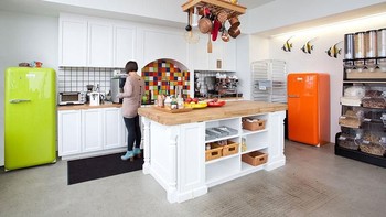 Bahkan ada dapur seperti di rumah. Foto: Office Snapshot