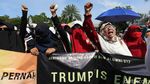 Suasana Terkini Demo di Depan Kedubes AS