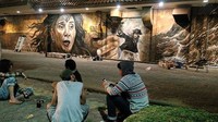 Mural berwajah Susi pertama kali diperkenalkan oleh seniman asal Solo sekaligus bertepatan dengan Hari Kemerdekaan Republik Indonesia yang ke-72. Istimewa/Instagram/masdon.art.