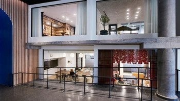 Suasana kantor Airbnb di San Francisco, Amerika Serikat. Foto: Office Snapshot  