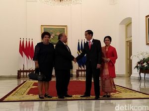 Jokowi Sambut Presiden Nauru di Istana Bogor