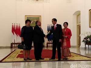 Jokowi Sambut Presiden Nauru di Istana Bogor